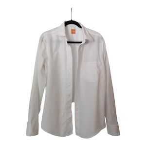 Hugo Boss Classic White Button-Down Shirt